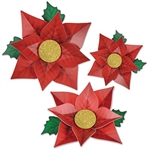 Poinsettia Paper Flowers from PartyCheap.com