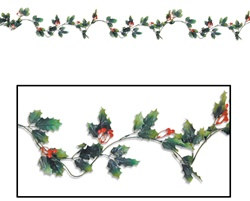 Artificial Holly Berry Garland