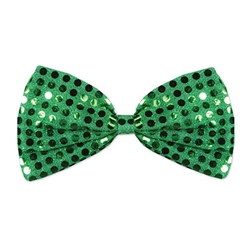 Green Glitz N Gleam Bow Tie