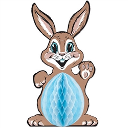 Our Vintage Tissue Easter Bunny will have you ready to hop into the Easter spirit! Reproduced from the circa 1974 original artwork, this classic bunny is sure to be an instant family favorite! Completely assembled this bunny stands 32" tall.