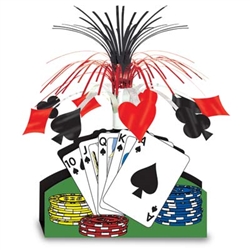 Don't pass up the great 'DEAL' on this Playing Card Centerpiece!