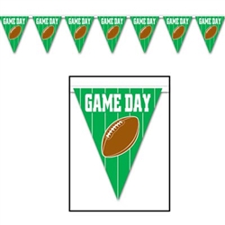 Game Day Pennant Banner, 12 ft