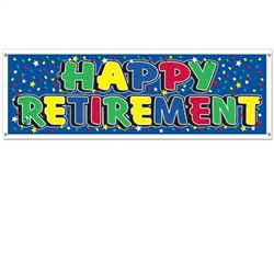 Retirement Sign Banner