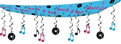 Rock and Roll Ceiling Decoration