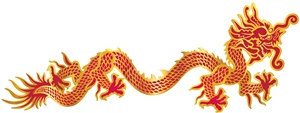 Chinese Dragon Cutout