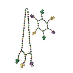 Mardi Gras Beads Choker/Bracelet Set