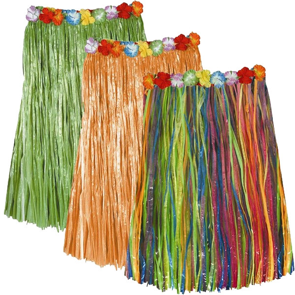 Adult Artificial Grass Hula Skirts (Select Color) - PartyCheap