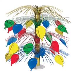 The Balloon Cascade Centerpiece is full of color and would go great with any of our circus decorations to create a big top circus theme. 