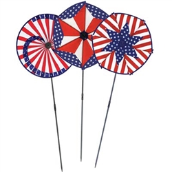 Patriotic Wind-Wheels for your Patriotic 4th of July celebration