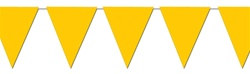 Yellow Indoor/Outdoor Pennant Banner, 12 ft