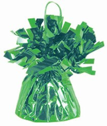 Light Green Metallic Wrapped Balloon Weight