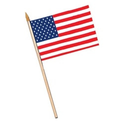 American Flag, 4x6 inch rayon