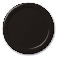 Black Lunch Plates (24/pkg)
