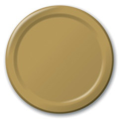 Gold Lunch Plates (24/pkg)