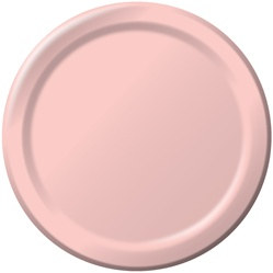 pink dessert plates
