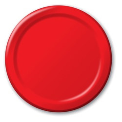Red Dessert Plates (24/pkg)