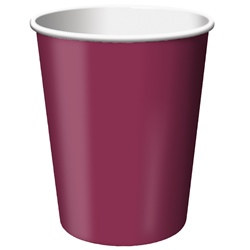 Burgundy Hot/Cold Cups (24/pkg)