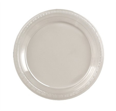 Clear Plastic Dessert Plates (20/pkg)