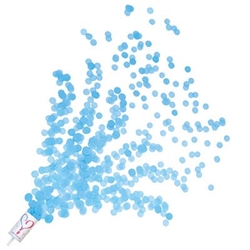 Your gender reveal party will be poppin' with tour Gender Reveal Push Up Confetti Poppers - Blue