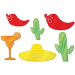 Foil Fiesta Silhouettes - celebrate Cinco de Mayo in a new, shiny way