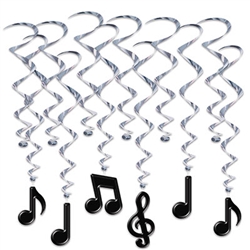 Musical Note Whirls