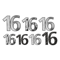 16 Foil Cutouts