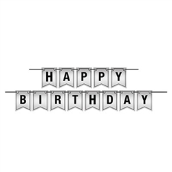Happy Birthday Foil Streamer