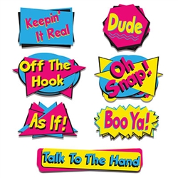 90's Phrase Cutouts
