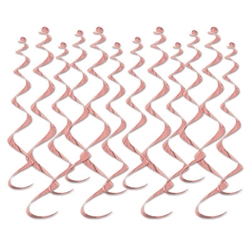 Metallic Whirls - Rose Gold