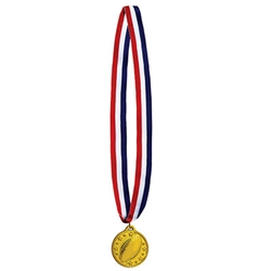 Football Medal w/Ribbon