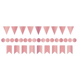 Foil Mini Streamer Kit - Rose Gold
