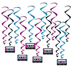 Cassette Tape Whirls