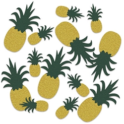 Planning a Luau party?  Make yours Instagram ready with this colorful and sparkly Pineapple Deluxe Sparkle Confetti.  This confetti is a great way to dress up and add interest to your table settings, bar and serving areas.  Sold 1/2 ounce per package.