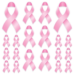 Each package comes with 20 Pink Ribbon Cutouts printed both sides on high quality cardstock. You'll get 12 x 4 inch ribbons, 6 x 8" ribbons and 2 x 12inch ribbons to help share the hope. 