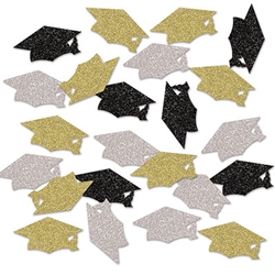 Make your graduation celebration Instagram ready with this classic, Graduation Deluxe Sparkle Confetti.   Add style, color and sparkle to your tables, centerpieces, memory boards and guest books.  Great for memory and scrap books too!  1/2 oz/pkg.
