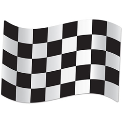 Jumbo Checkered Flag Cutouts