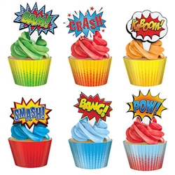 Hero Cupcake Wrappers