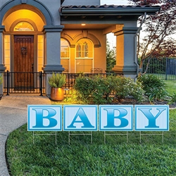 All Weather "Baby" Yard Sign - Blue