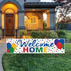All Weather Jumbo Welcome Home Yard Sign