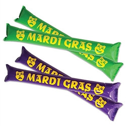 Assorted Mardi Gras Make Some Noise Party Sticks