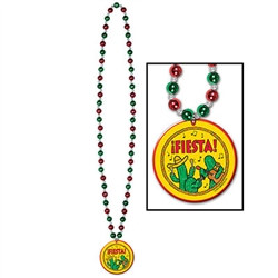 Beads w/Fiesta Medallion