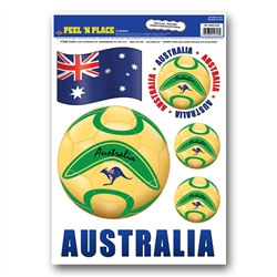 Australia Soccer Peel 'N Place