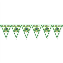 Brasil Soccer Pennant Banner