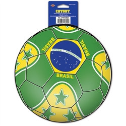 Brasil Soccer Cutout