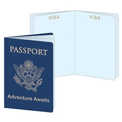 Around the world passports - make your travel themed party official!