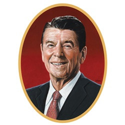 Ronald Reagan Cutout