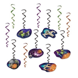 Spaceship Whirls - your party decorations will be out of this world!