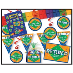 Retirement Party Kit (9/pkg)