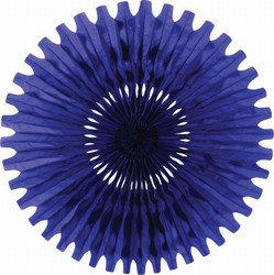 Blue Art-Tissue Fan