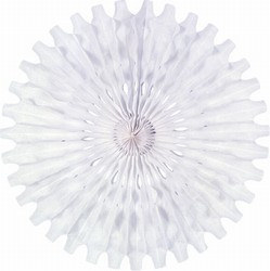 White Art-Tissue Fan